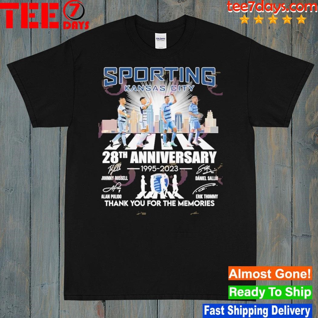 Sporting Kansas city 28th anniversary 1995 2023 thank you for the memories shirt