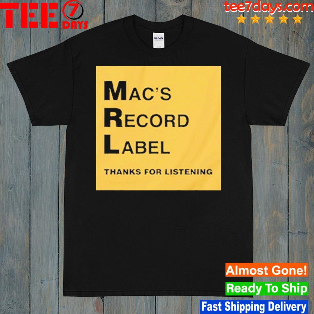 Mac’s Record Label Logo Shirt