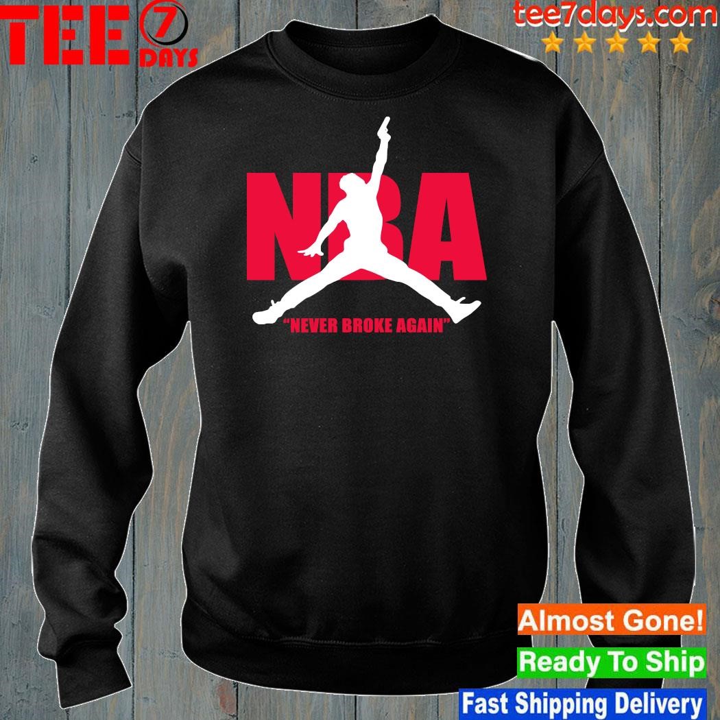 Design 2023 NBA logo never broke again NBA youngboy 2023 T-Shirt, hoodie,  sweater, long sleeve and tank top