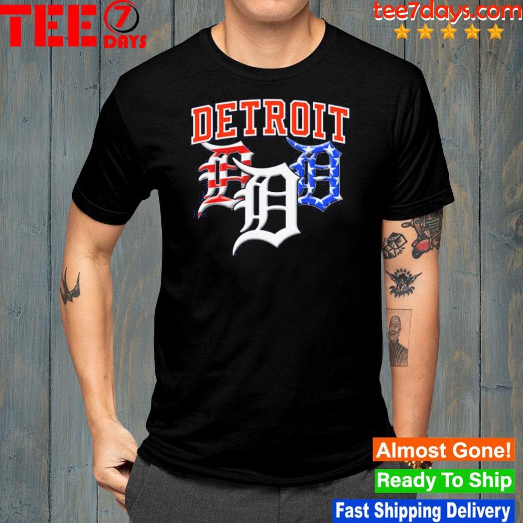detroit tigers 4th of july shirt