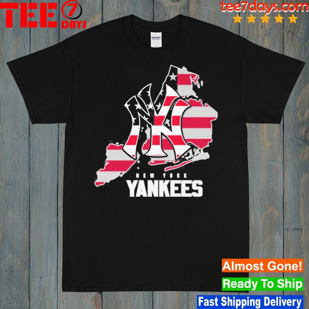 New york yankees logo american flag shirt, hoodie, sweater, long sleeve and  tank top