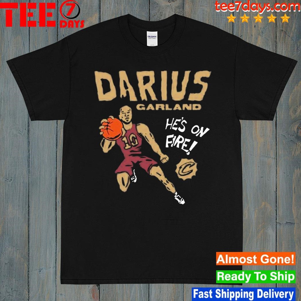 Cavaliers Darius Garland He's On Fire Shirt
