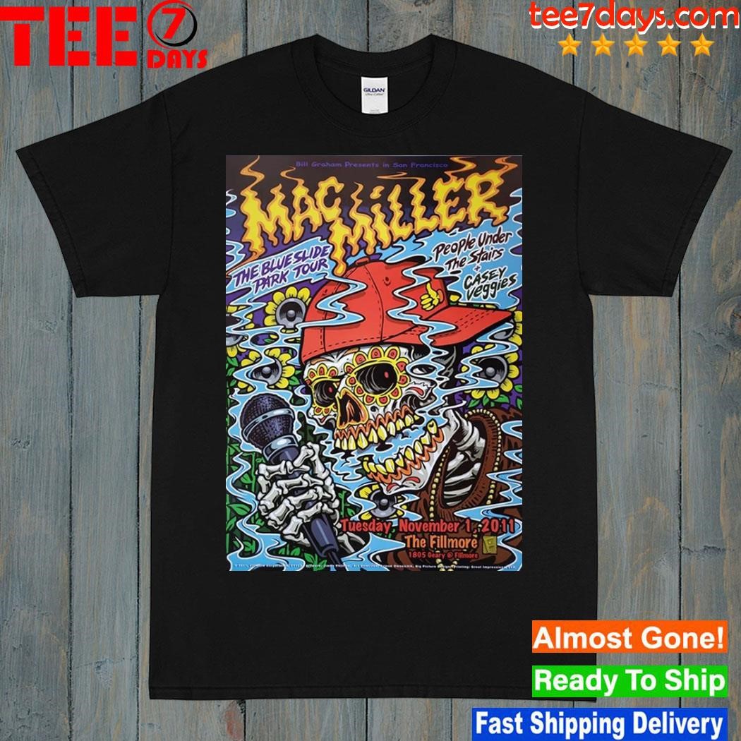 Cheap the blue slide park tour mac miller poster shirt