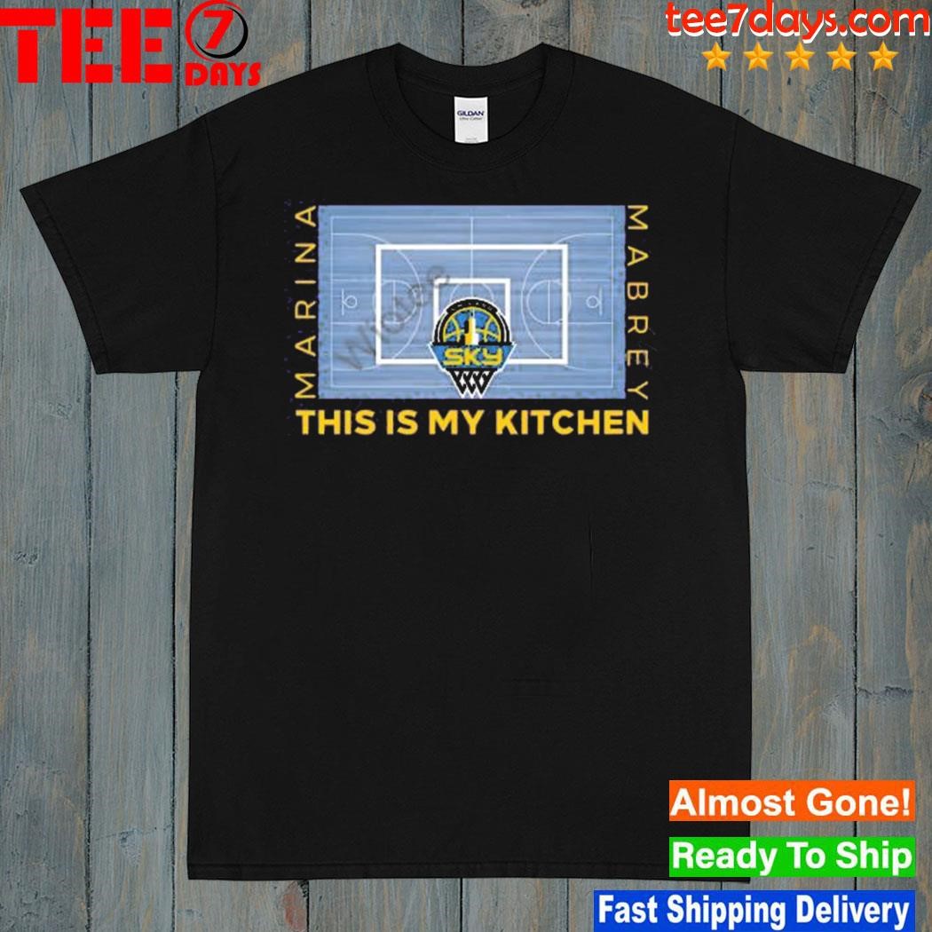 Chicago sky marina mabrey this is my kitchen court art design t-shirt