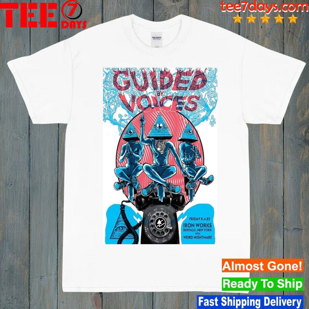 Guided By Voices Buffalo Ironworks Buffalo, NY Aug 4, 2023 Poster shirt
