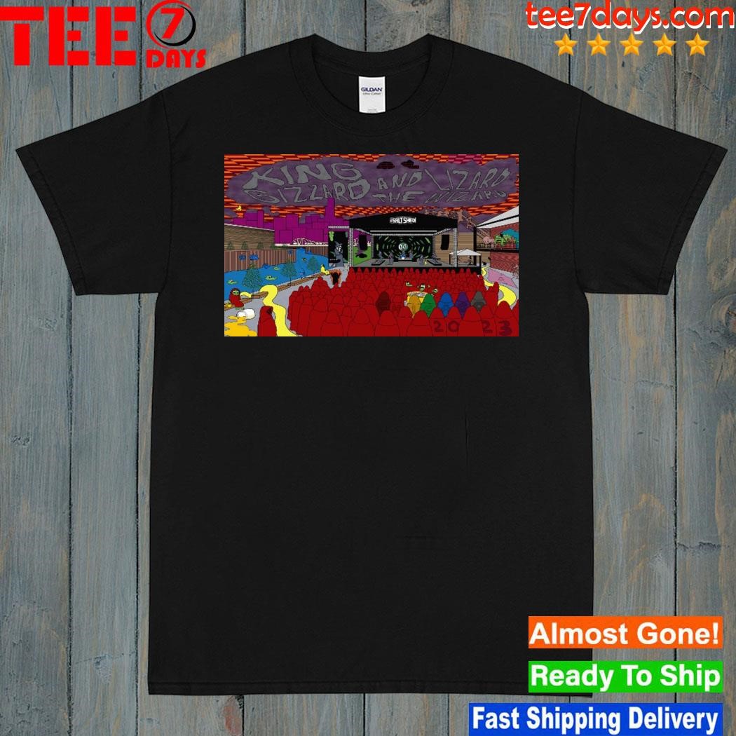 King Gizzard & The Lizard Wizard Salt Shed Chicago 2023 Poster Shirt