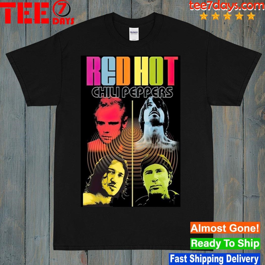 Red hot chilI peppers – live colour me poster shirt
