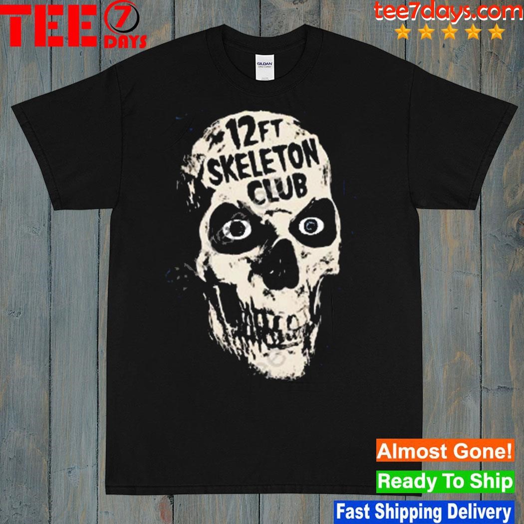 Robsheridan merch 12ft skeleton club art design t-shirt