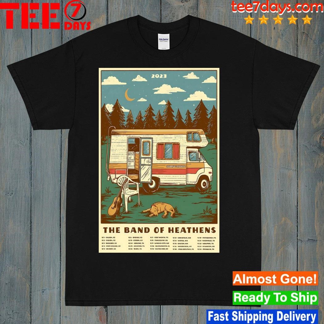 The band of heathens simple things tour 2023 poster shirt