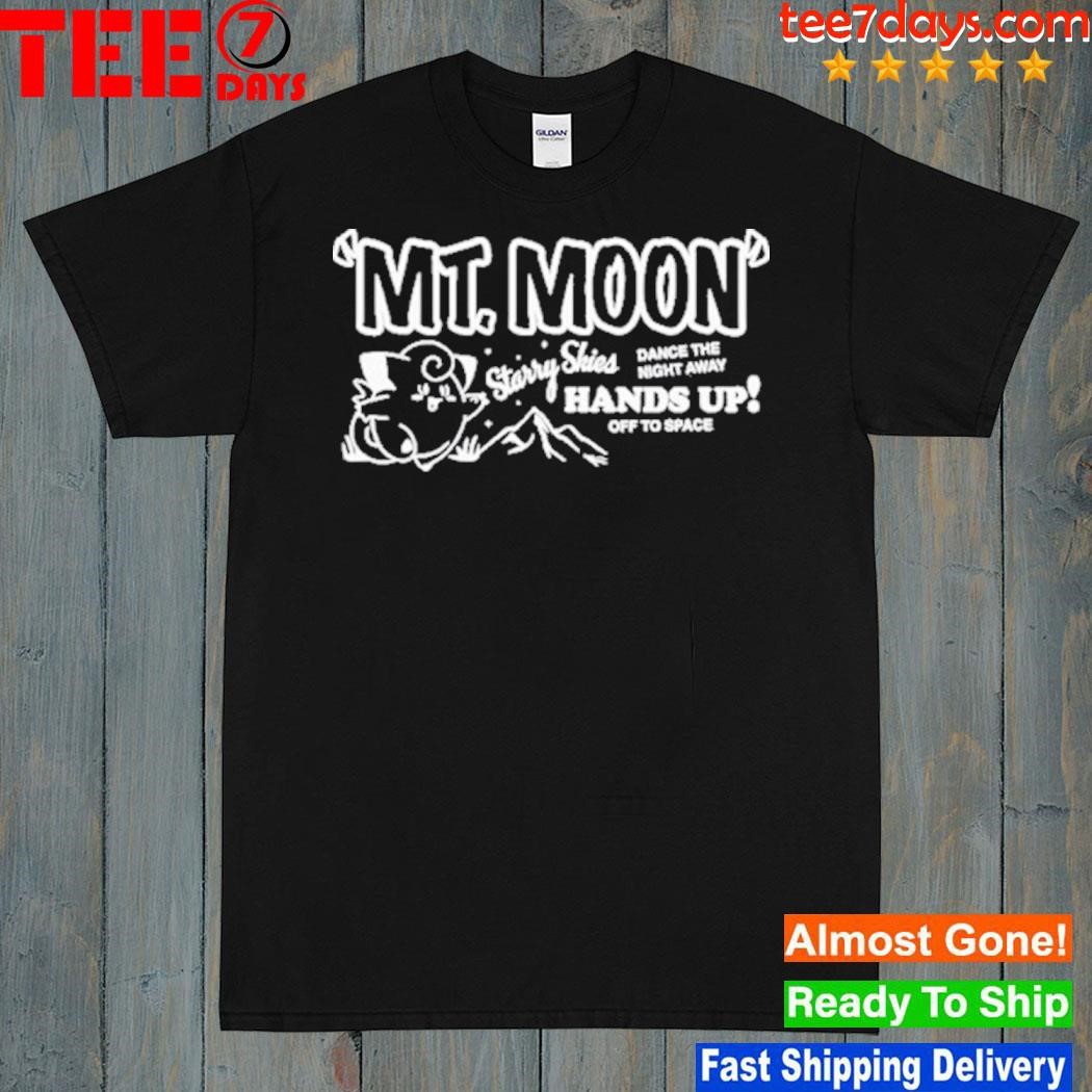 2023 Mt moon starry skies dance the night away hands up off to space shirt