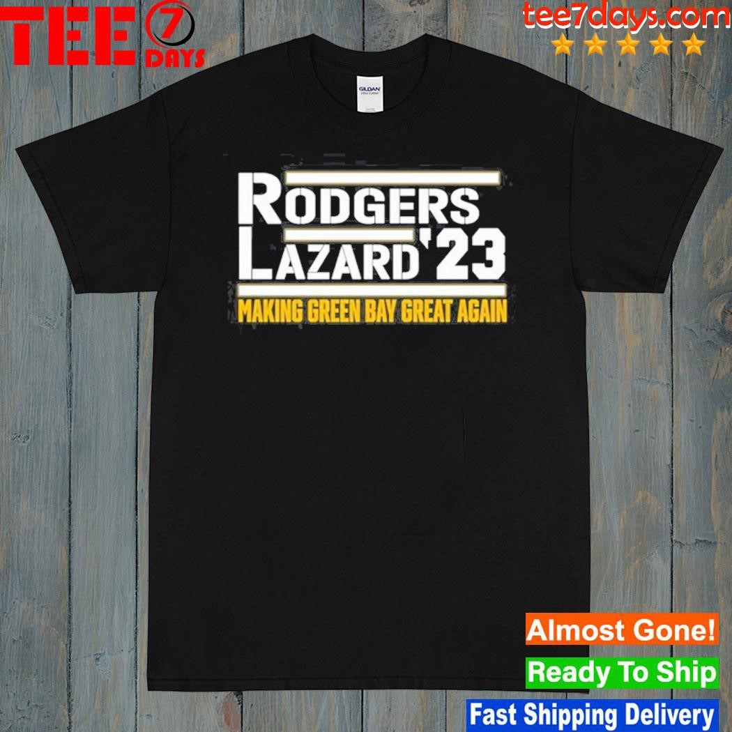 2023 Rodgers lazard 23 make Green Bay Packers great again shirt