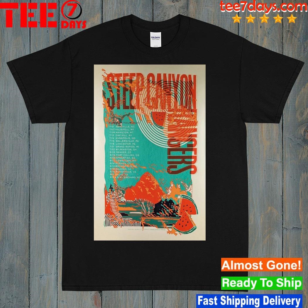 2023 Steep canyon rangers summer 2023 tour poster shirt