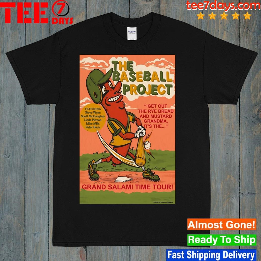 2023 The Baseball Project Grand Salami Time Tour Poster shirt