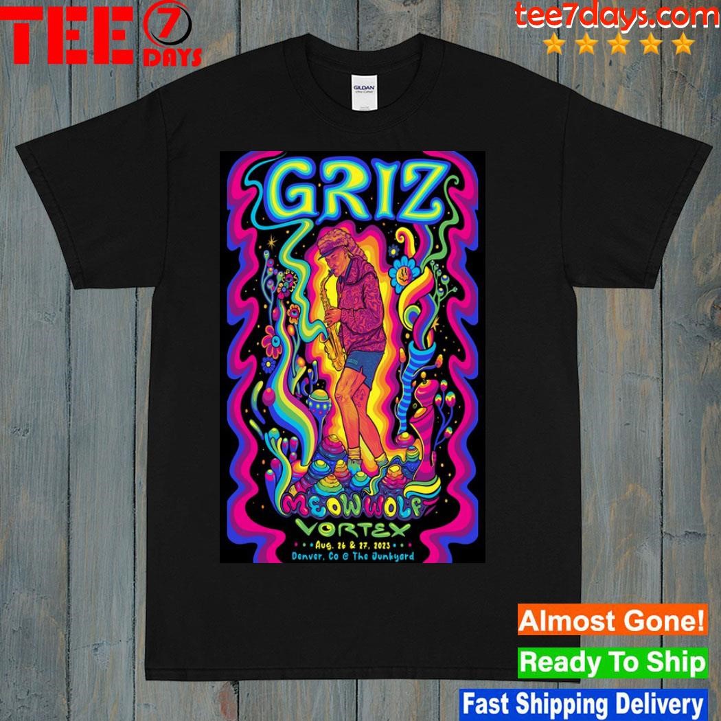 2023 dj griz event denver co poster shirt