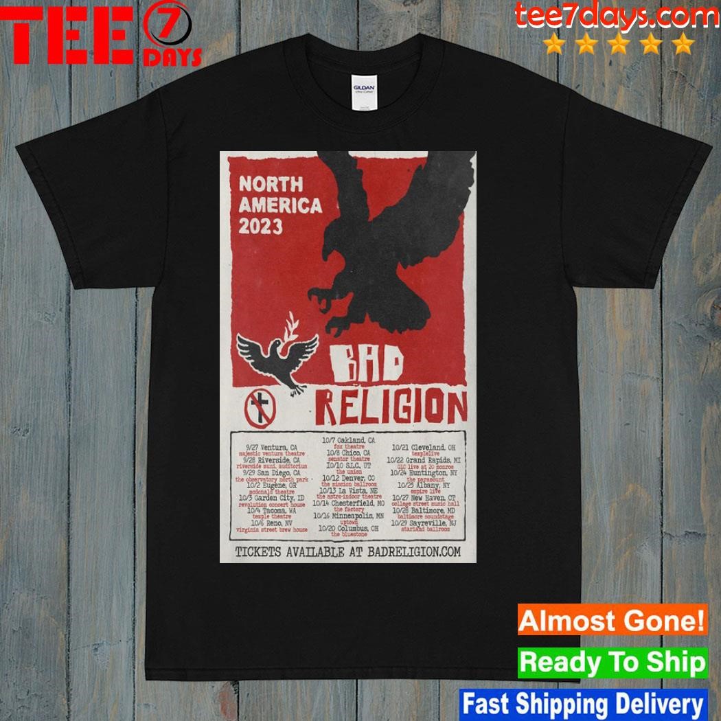 2024 Bad religion north America 2023 poster shirt