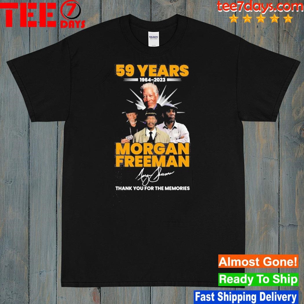 59 Years 1964 – 2023 Morgan Freeman Thank You For The Memories T-Shirt