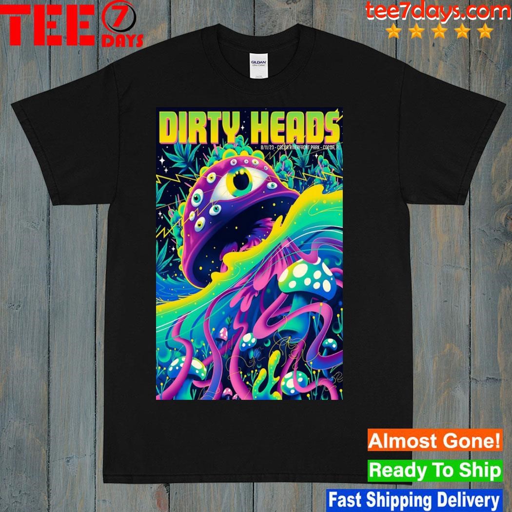 8 11 23 cocoa fl dirty heads poster shirt