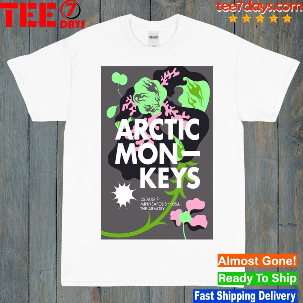 Arctic Monkeys Minneapolis, The Armory, 25 Aug 2023 Poster shirt