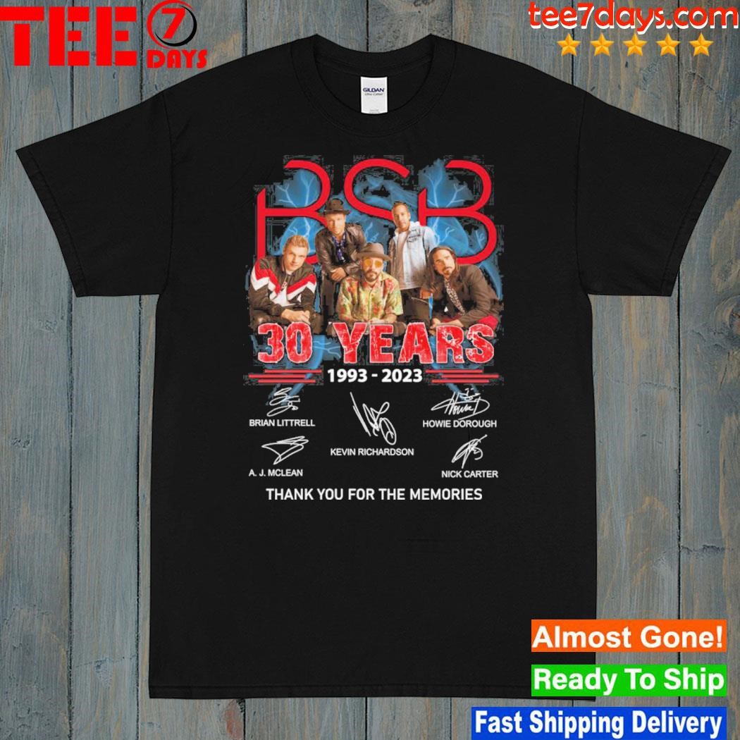 Backstreetboys 30 years 1993 2023 memories shirt