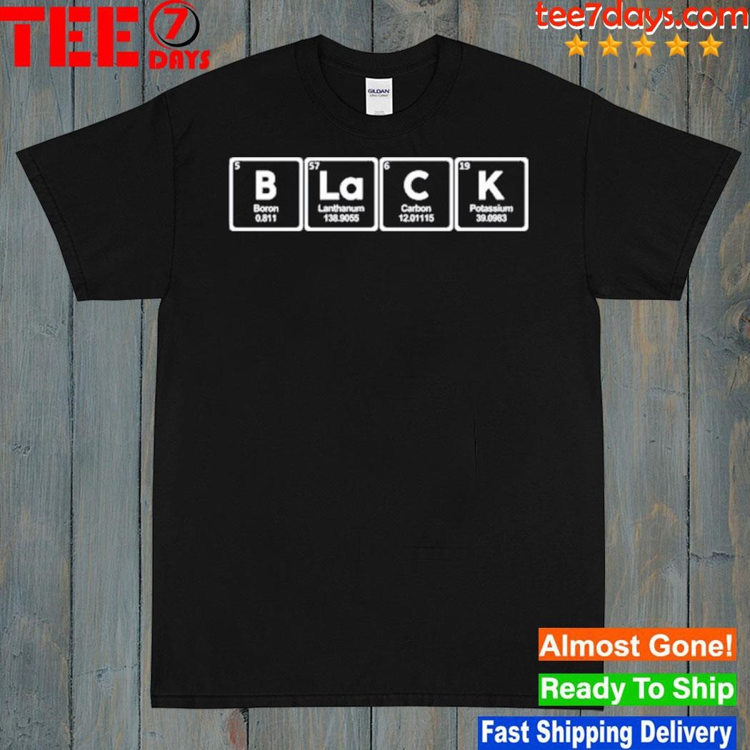 Black Periodic Table T-Shirt