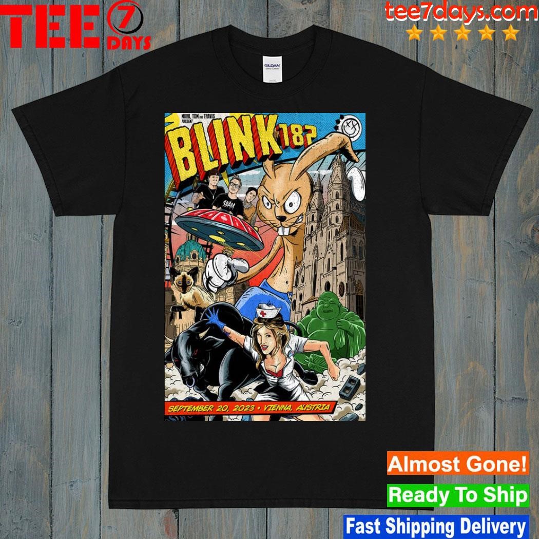 Blink-182 Tour Vienna Austria Sept 20 2023 shirt