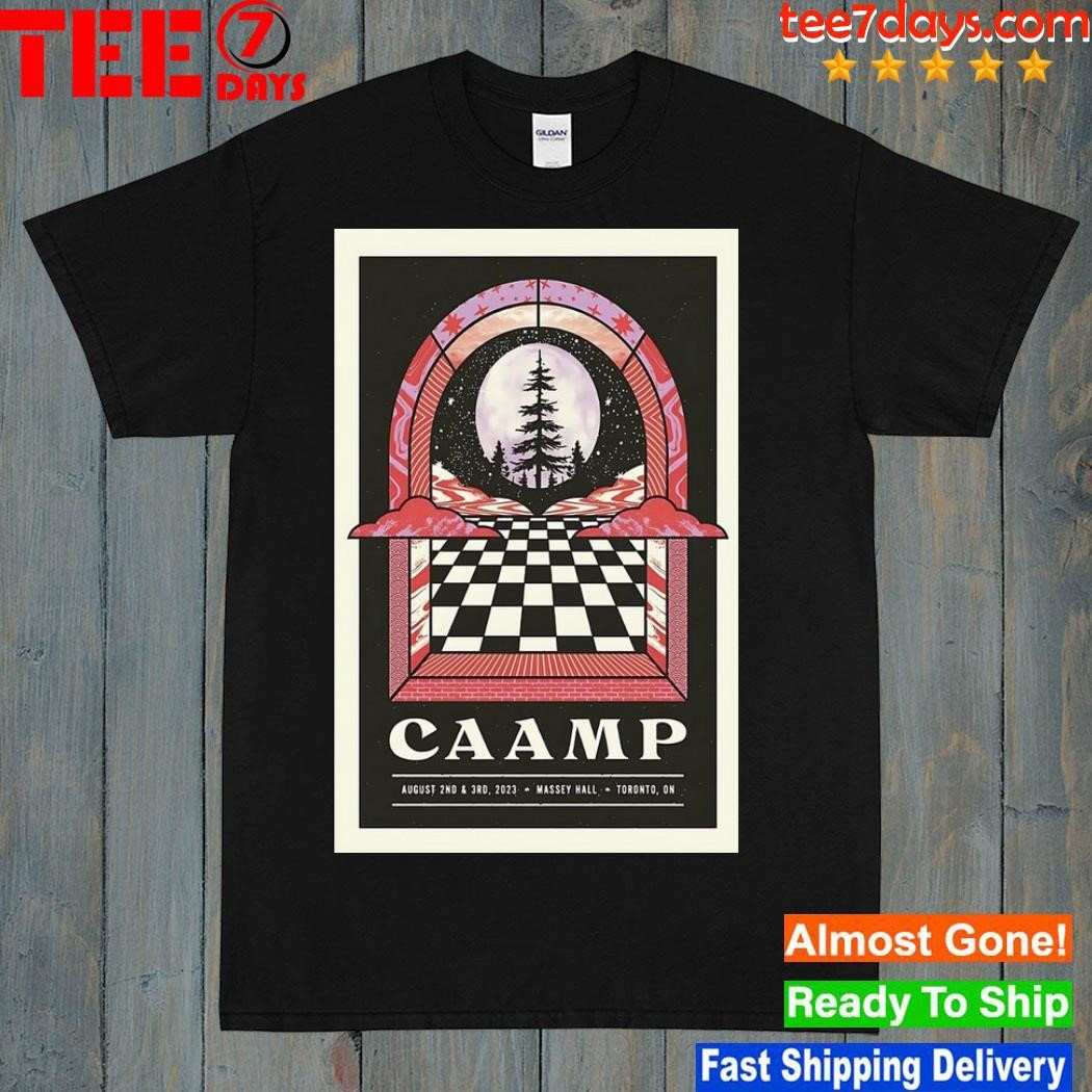 Caamp 2 and 3 august event toronto poster shirt