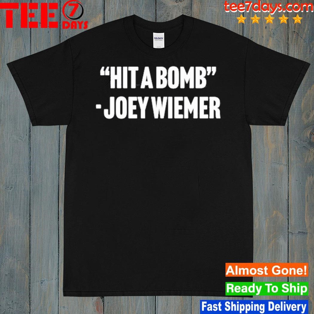 Carolina Mudcats Hit A Bomb Joey Wiemer Shirt