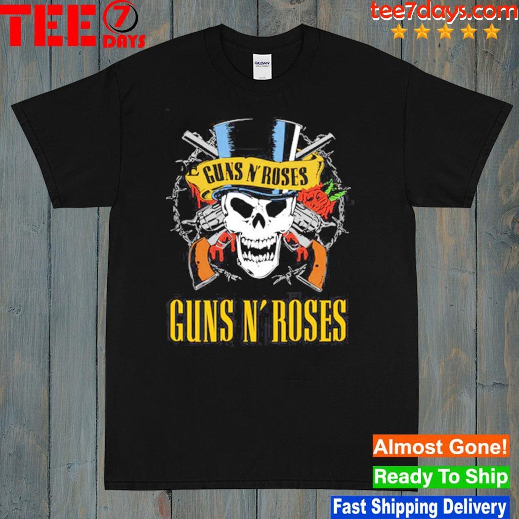 Cheap skull rose guns n roses appetite for destruction shirt