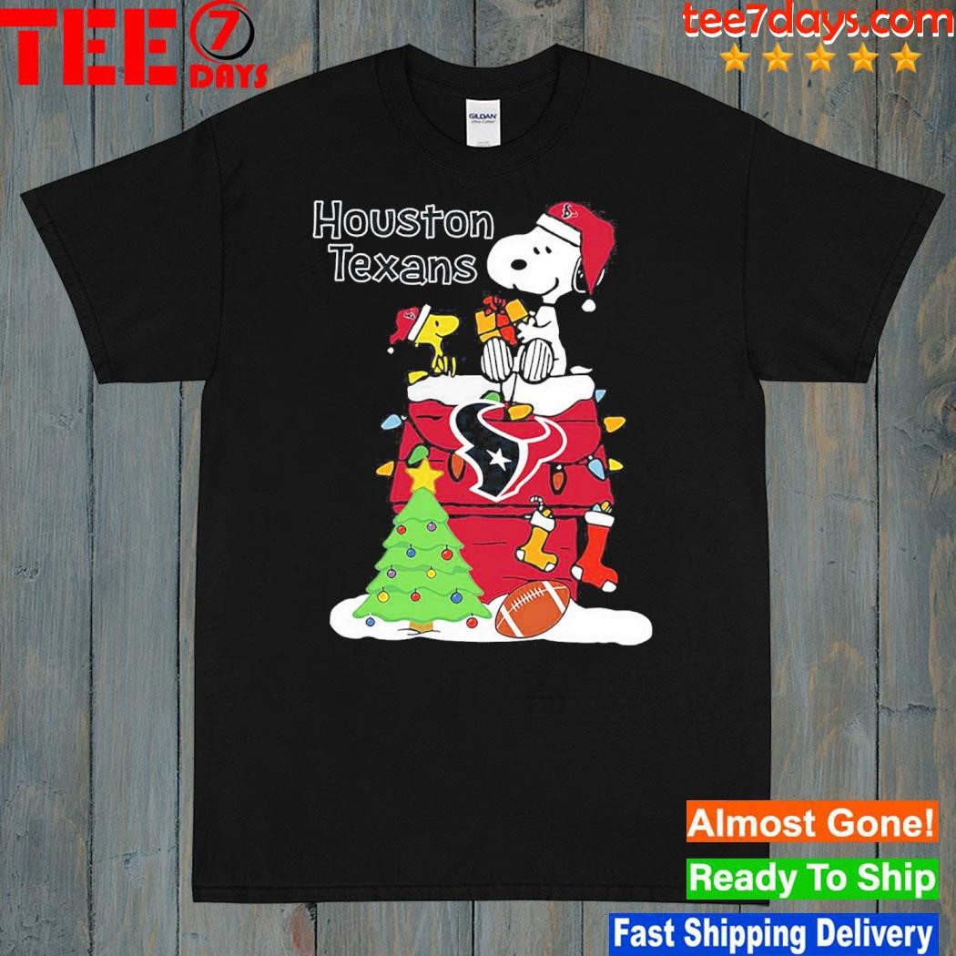 Christmas Snoopy Houston Texans Shirt