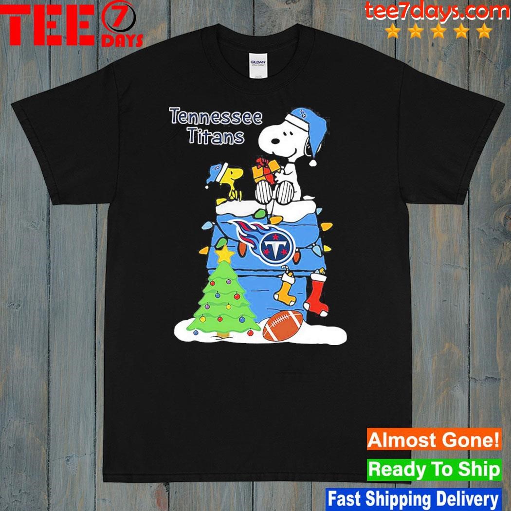 Christmas Snoopy Tennessee Titans Shirt