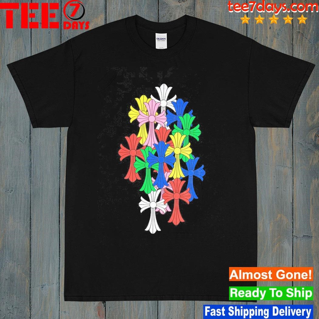 Chrome Hearts Multi Color Cross T-Shirt