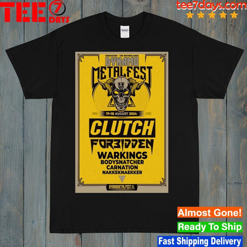Clutch Eindhoven, NL 17th & 18th Aug 2024 Poster Shirt