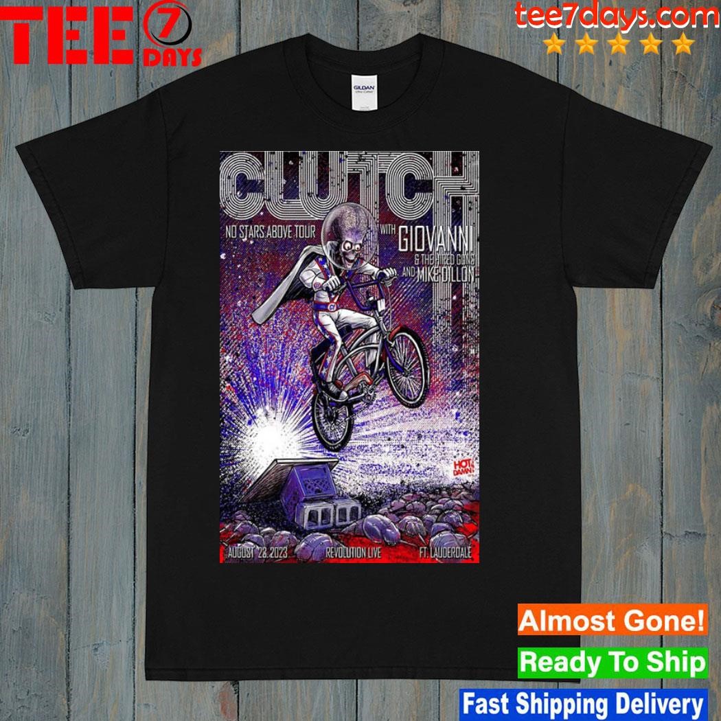 Clutch tour ft. lauderdale fl 2023 poster shirt