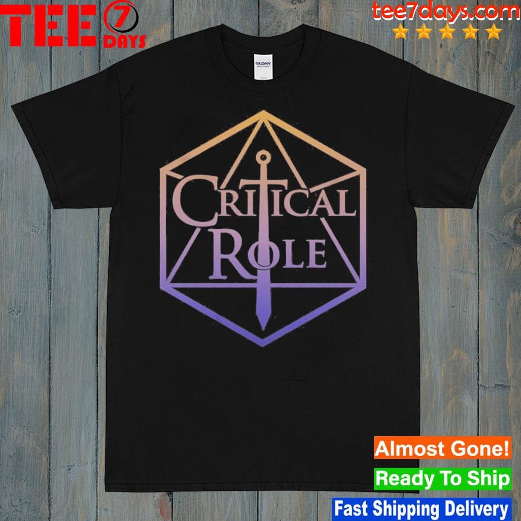 Critical Role Gradient Logo shirt