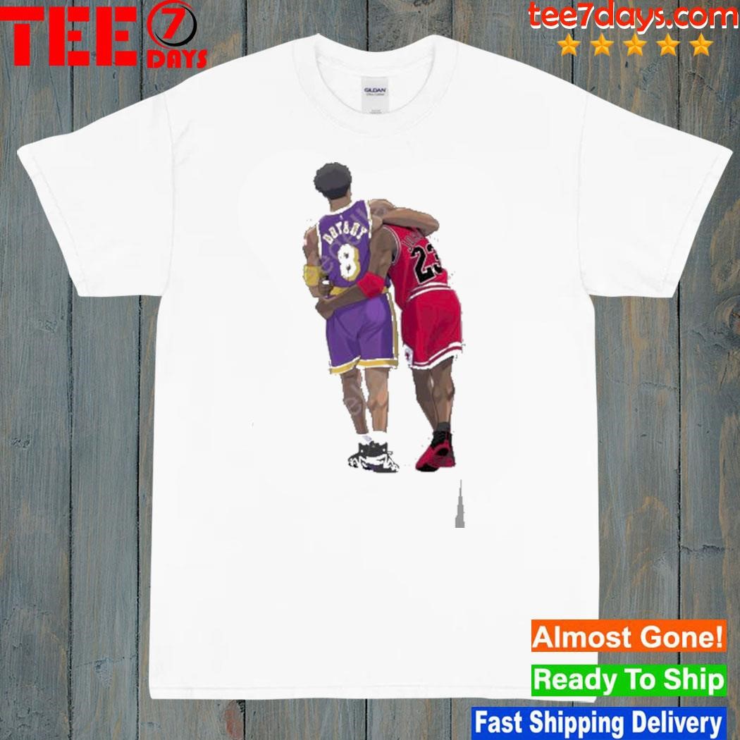 Jayson Tatum Wearing Kobe Bryant And Michael Jordan Bromance Sketch Canvas  Art T Shirt, hoodie, sweater, long sleeve and tank top