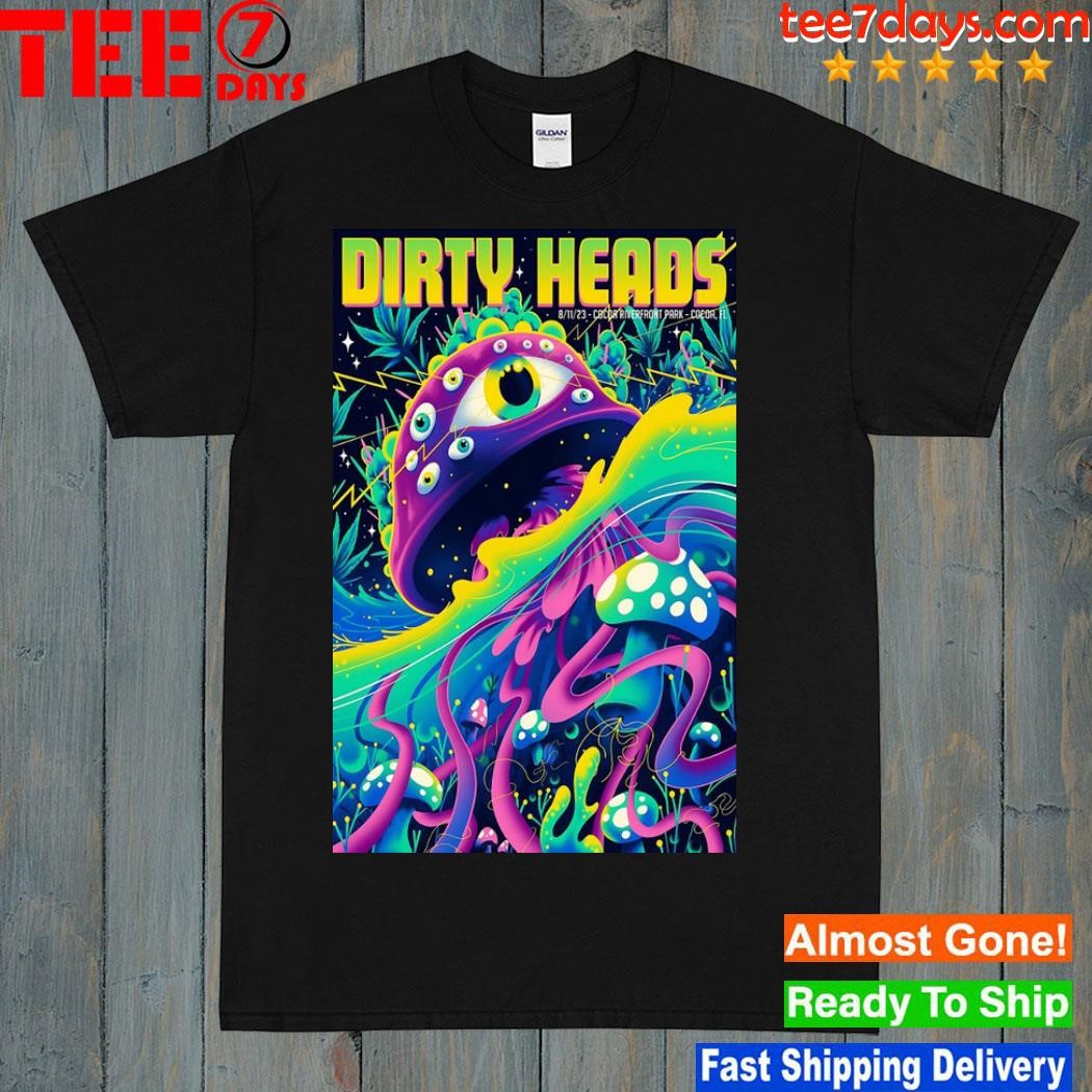 Dirty heads tour 2023 cocoa riverfront park poster shirt