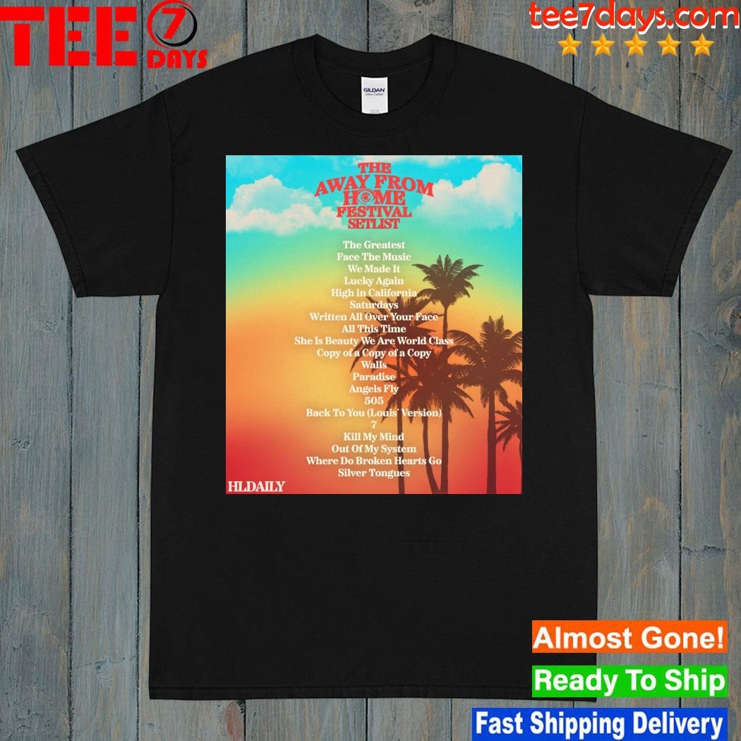 HL DAILY Louis Tomlinson Faith In The Future World Tour Poster Shirt