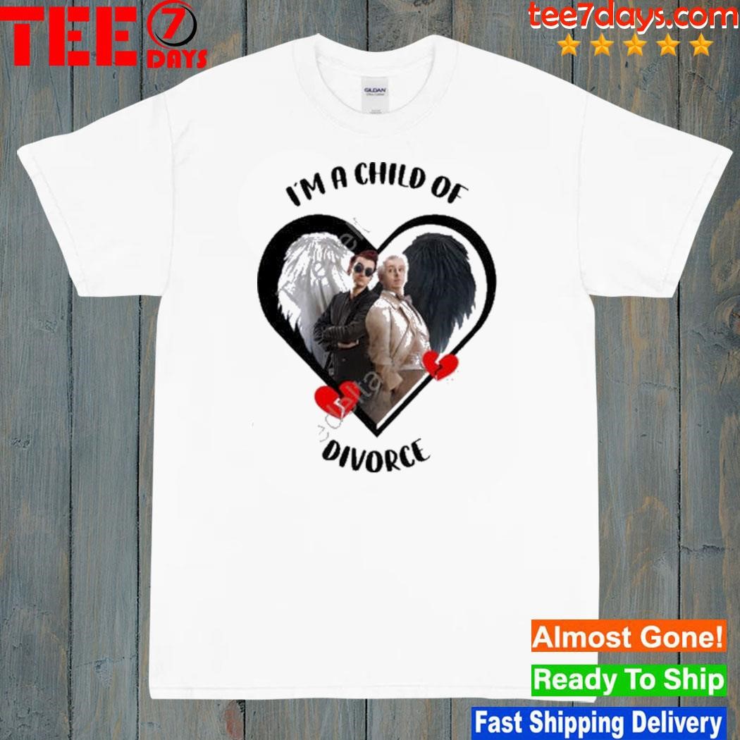 I'm a child of divorce crowley and aziraphale shirt