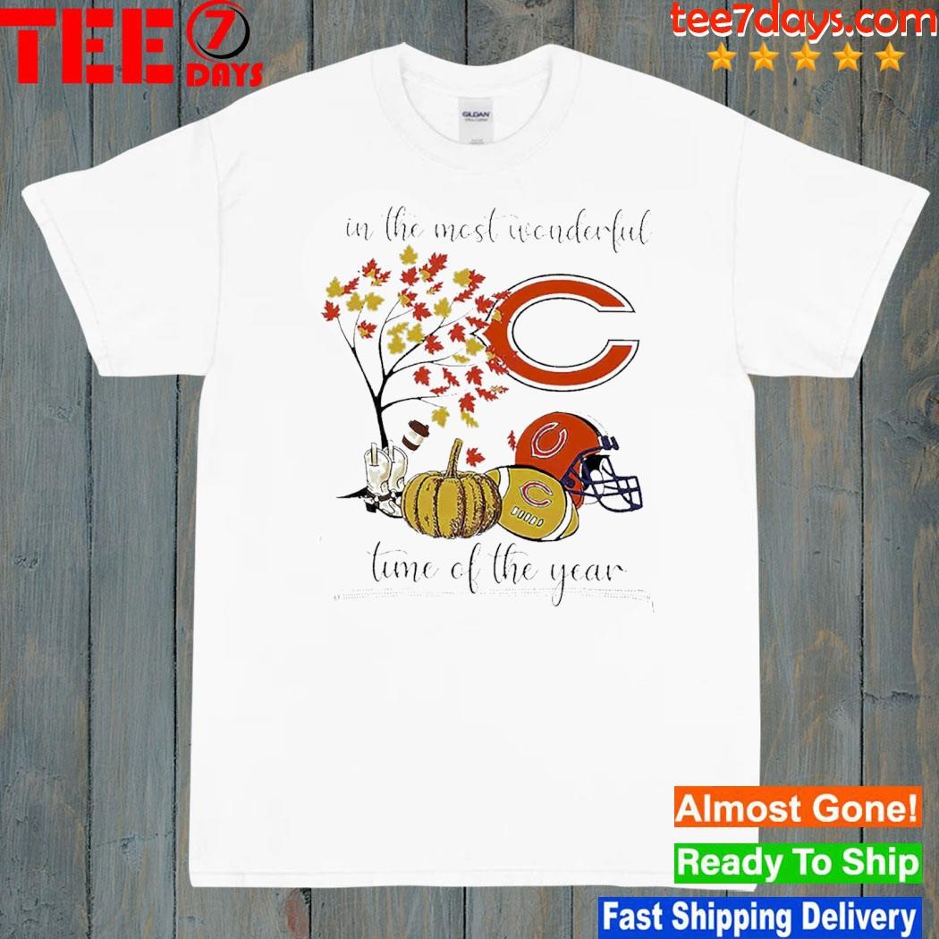 In The Most Wonderful Time Of The Year Chicago Bears Thanksgiving Shirt