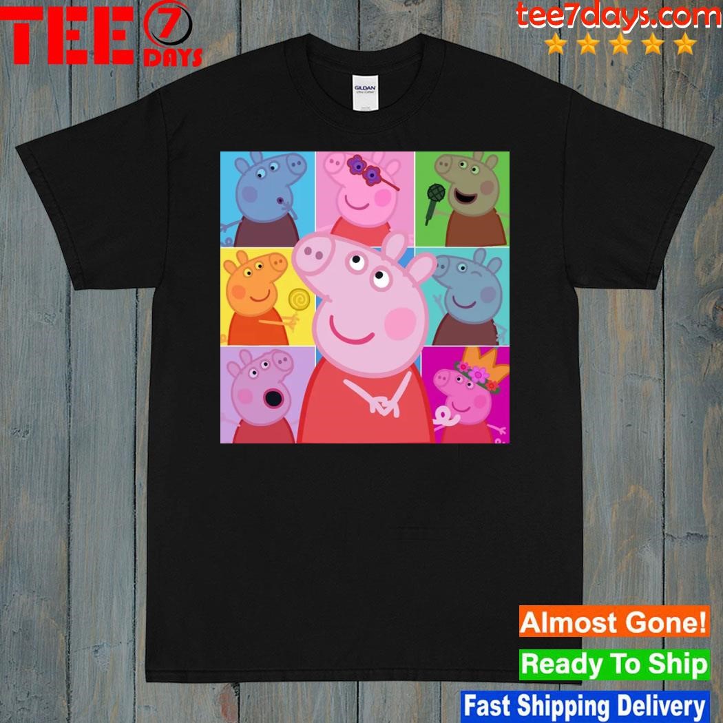 In our muddy puddles era peppa pig poster shirt