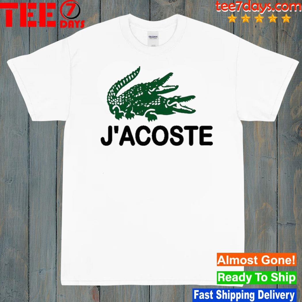 J’Acoste Funny Lacoste Logo T-Shirt