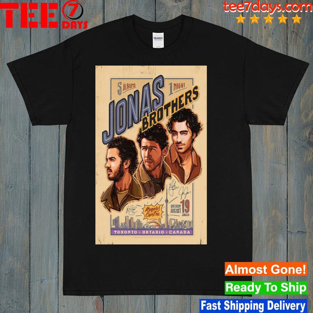Jonas Brothers Rogers Centre, Toronto, ON August 19 2023 Poster shirt