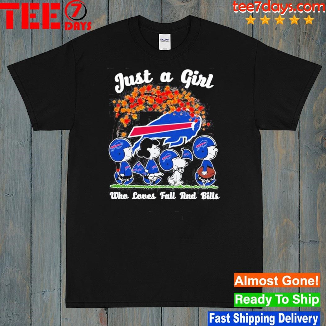 Just A Girl Buffalo Bills Who Loves Fall And Buffalo Bills Unisex T-Shirt