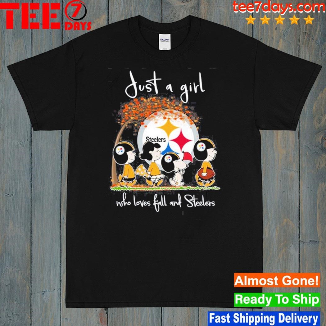 Just A Girl Who Loves Fall And Pittsburgh Steelers T-shirt