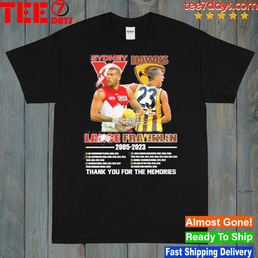 Lance Franklin 2005 – 2023 Thank You For The Memories T-Shirt