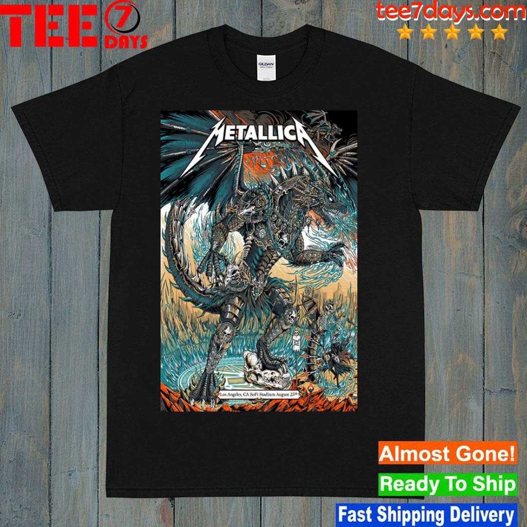 Metallica Tour 2023 SoFi Stadium Poster shirt