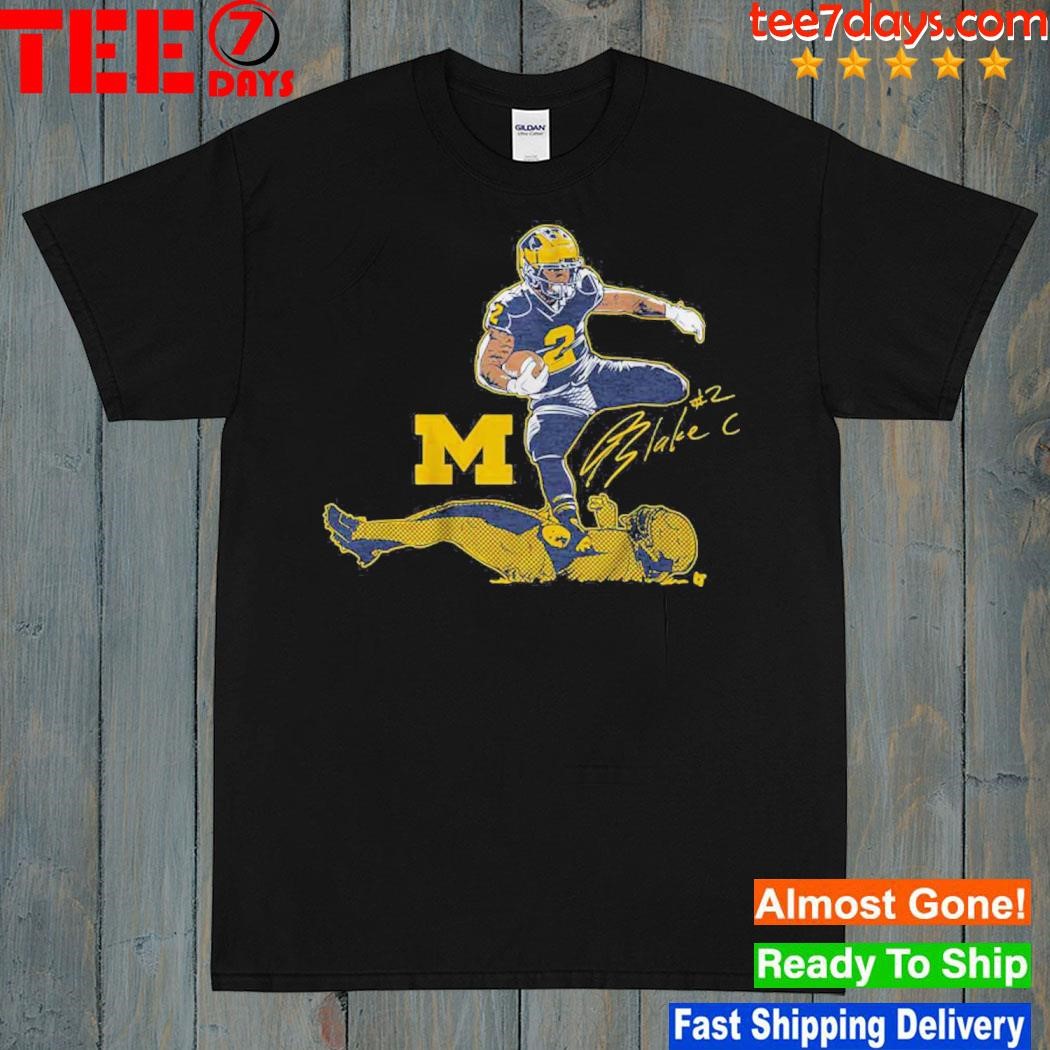 Michigan Football Blake Corum Superstar Pose Shirt