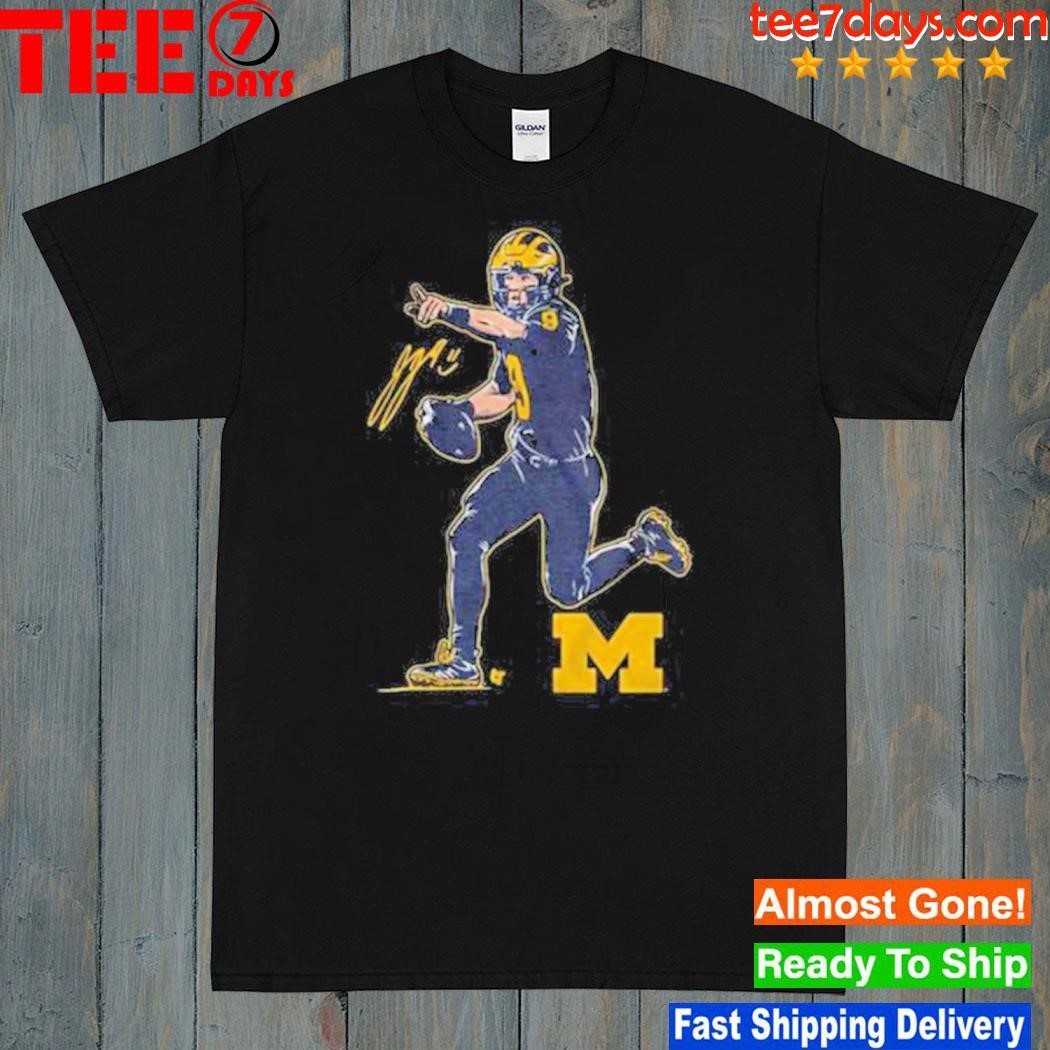Michigan Football jj mccarthy superstar pose shirt