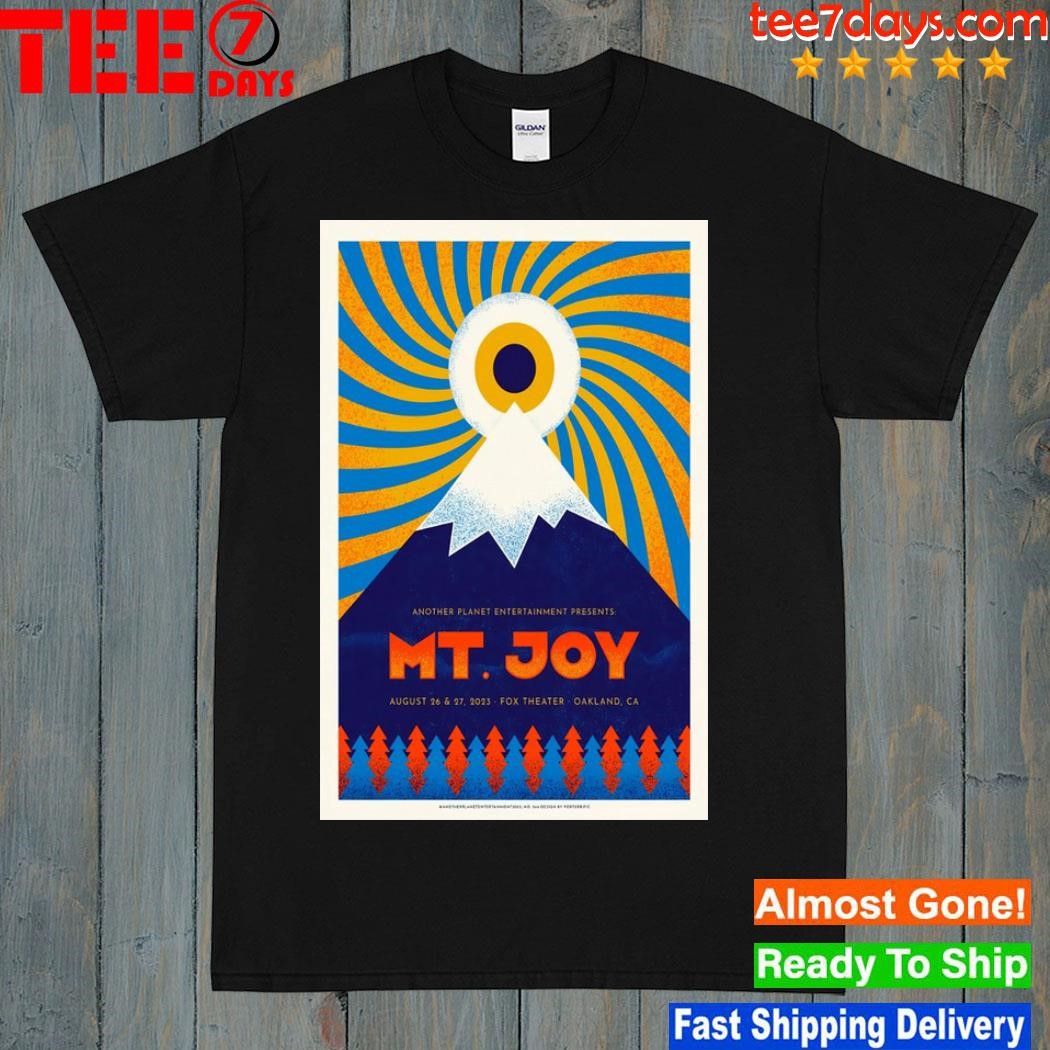 Mt. joy tour 2023 fox theater poster shirt