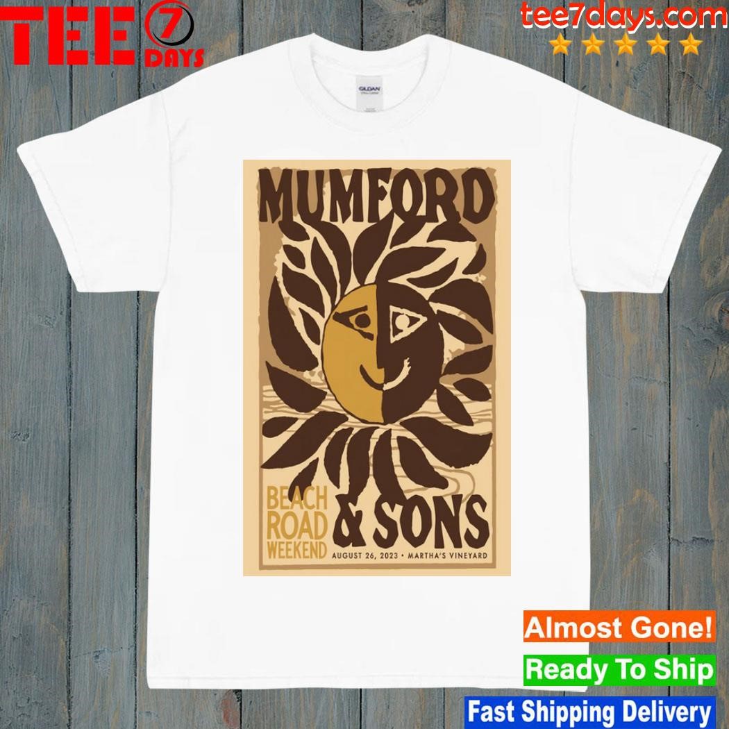 Mumford martha's vineyard august 26 2023 poster shirt